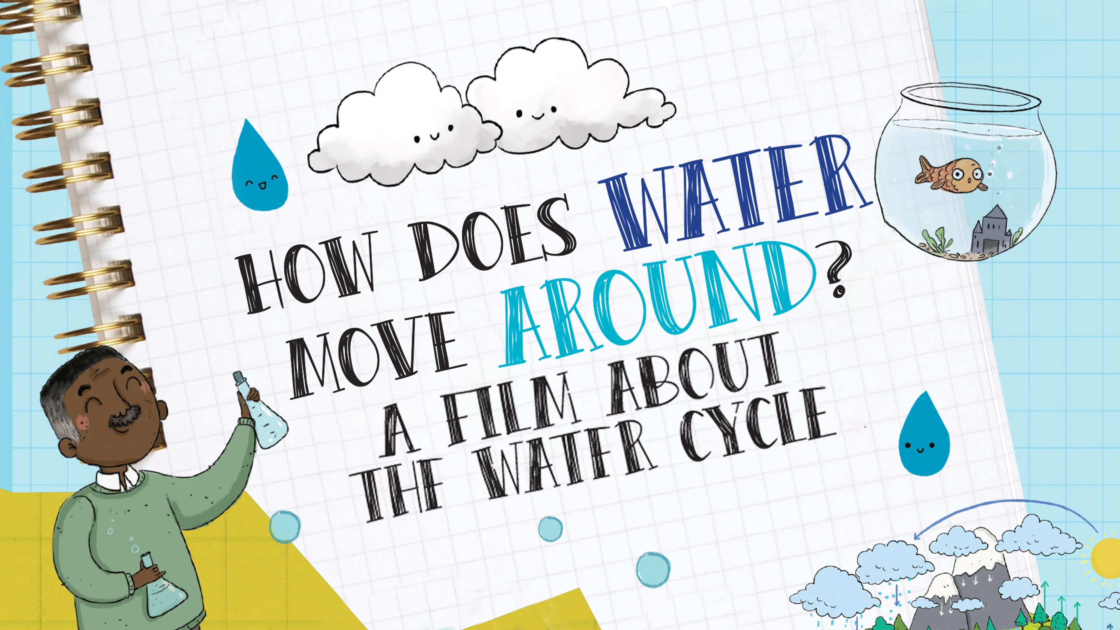 How Does Water Move Around?: A Film About the Water Cycle poster